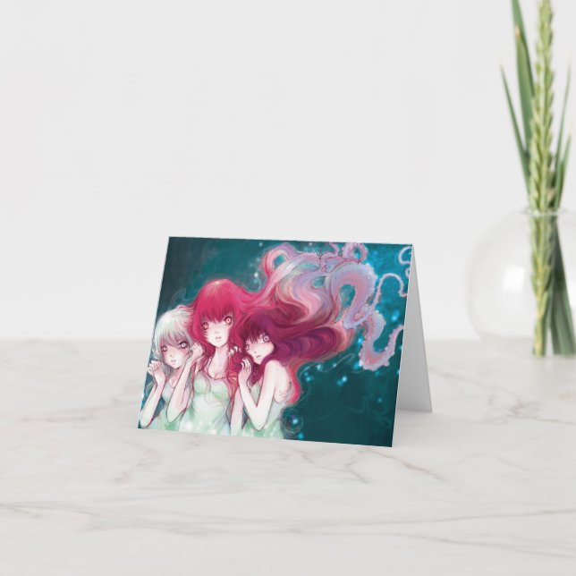 Carte de note fâchée d'univers (Devant)