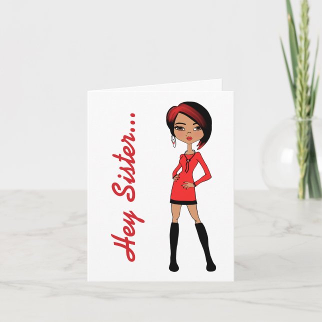 Carte de note Fashionista (Devant)