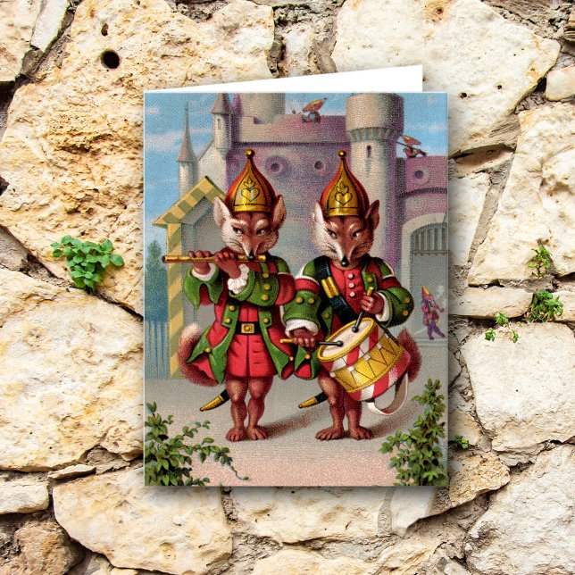 Carte de note Fife & Drum Foxes (Créateur téléchargé)