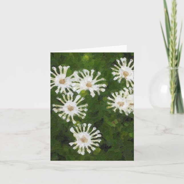 Carte de note Fleur de neige (Devant)