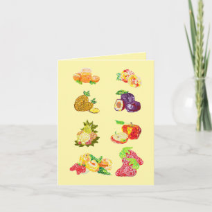 Carte de Note : Fruits De L'Amour 
