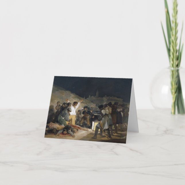 Carte de note Goya du troisième mai (Devant)
