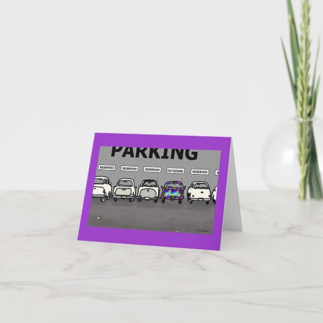 Carte de note Green Weenii "Parking Lot" (Devant)