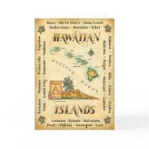 Carte de note Hawaii