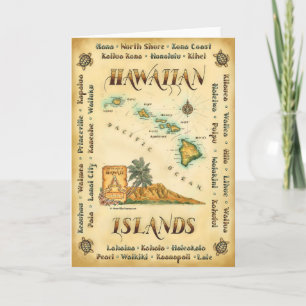 Carte de note Hawaii