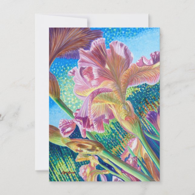 Carte de note Iris (Devant)