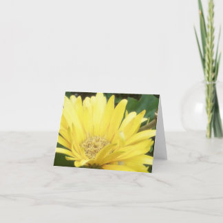 Carte de note jaune de Gerber