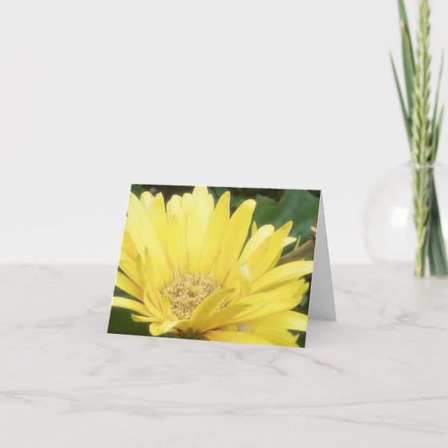 Carte de note jaune de Gerber (Devant)