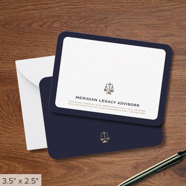 Carte de note juridique de l'échelle de la Marine  (Créateur téléchargé)