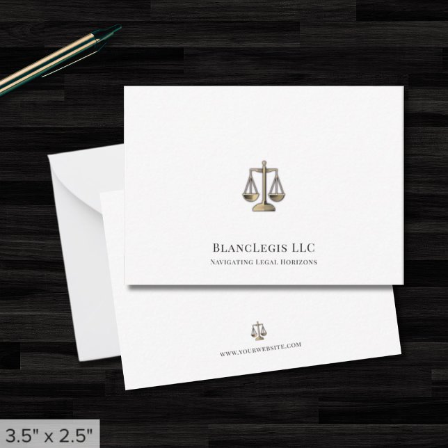 Carte de note légale de l'échelle de la justice po (Créateur téléchargé)