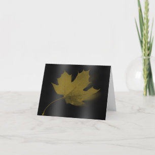 Carte de note Lonely Maple Leaf