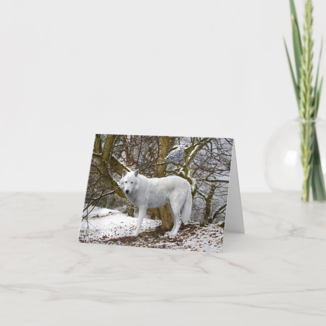 Carte de note "Loup solitaire" (Devant)