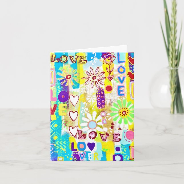 Carte de note Love (Devant)