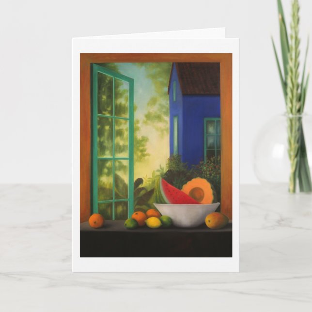 Carte de note :  "Maison Azul " (Devant)