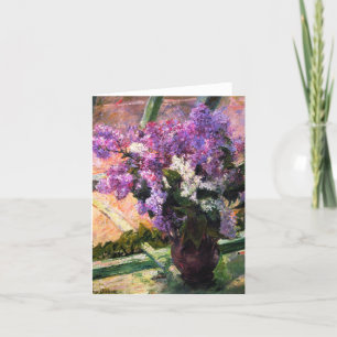 Carte de note Mary Cassatt Lilacs