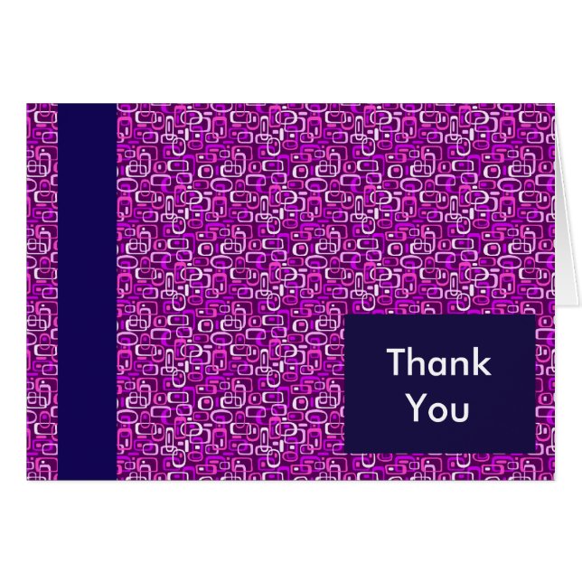 Carte de note Merci (Devant horizontal)