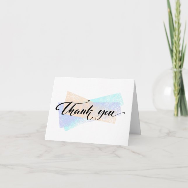 Carte de note Merci (Devant)