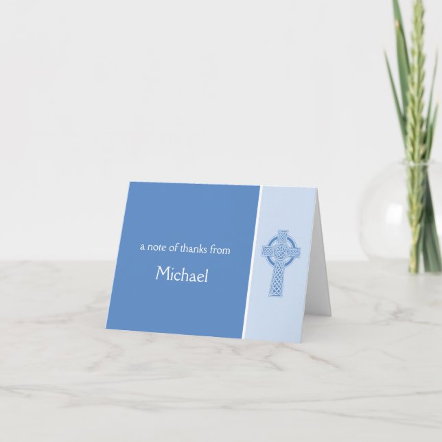 Carte de note Merci (Devant)