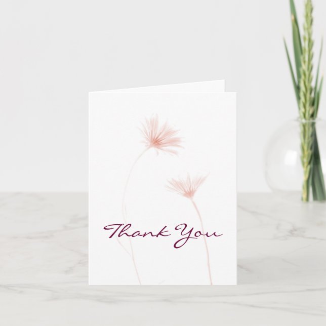 Carte de note Merci (Devant)