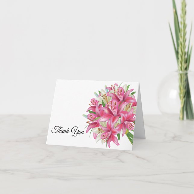 Carte de note Merci (Devant)