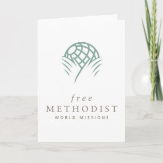 Carte de note méthodiste libre de mission