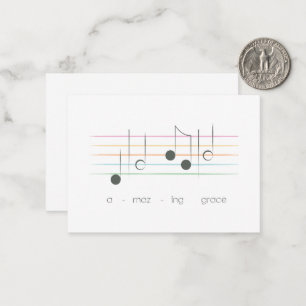 Carte de note minuscule Grace Extraordinaire