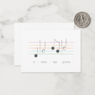 Carte de note minuscule Grace Extraordinaire