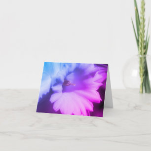 Carte de note noire Daffodique