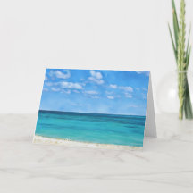 Carte de note Ocean Bahamas de l'Art Ocean Beach i