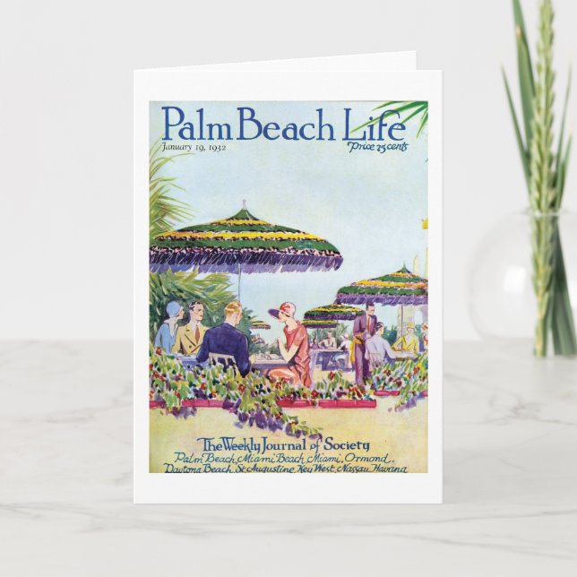 Carte de note Palm Beach Life #9 (Devant)