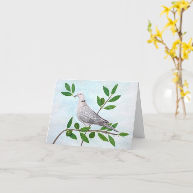 Carte de note Peace Inspiration (Fleur jaune)