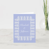 Carte de note personnalisable de Wedgewood Blue1