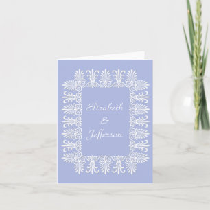 Carte de note personnalisable de Wedgewood Blue1