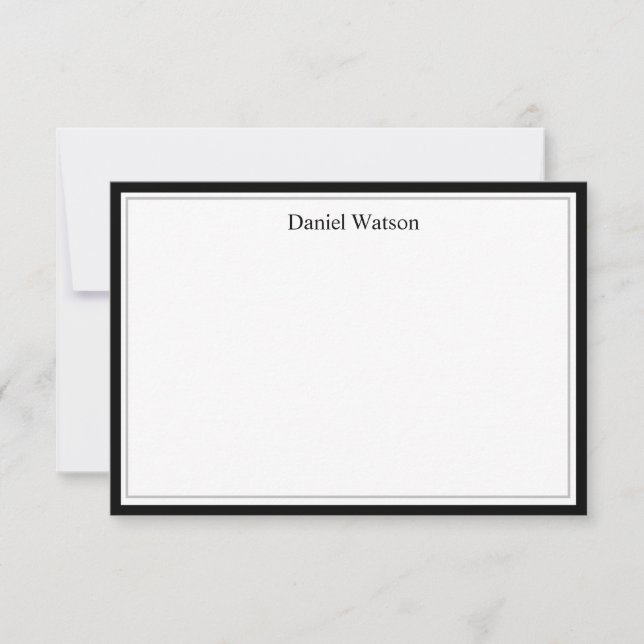 Carte de note personnalisée (Devant)