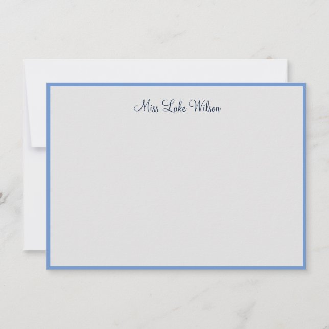Carte de note personnalisée Miss America USA Pagea (Devant)