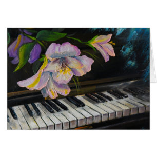 Carte de note Piano Peinture