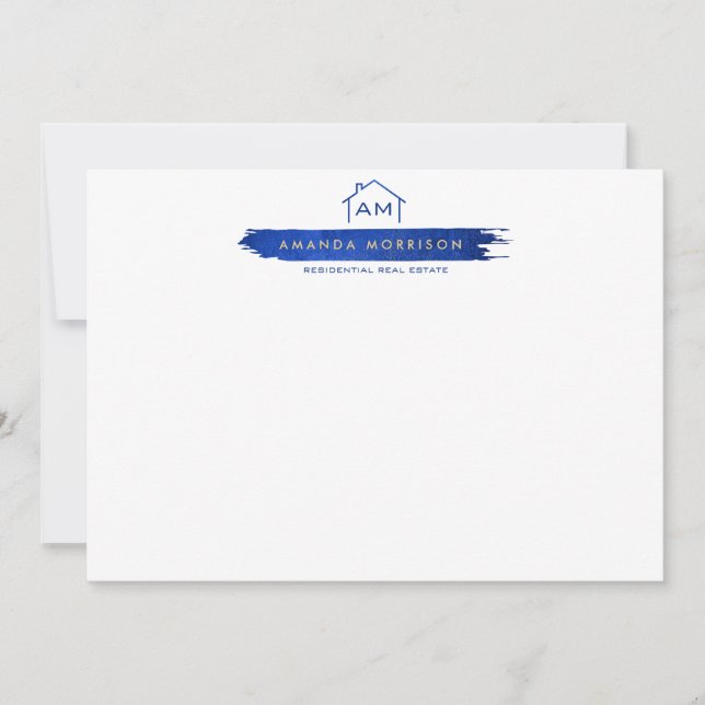 Carte de note plat Creative Realtor Home Paint Swa (Devant)
