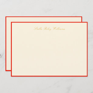 Carte de note plat Park Avenue 5 pouces x 7 pouces