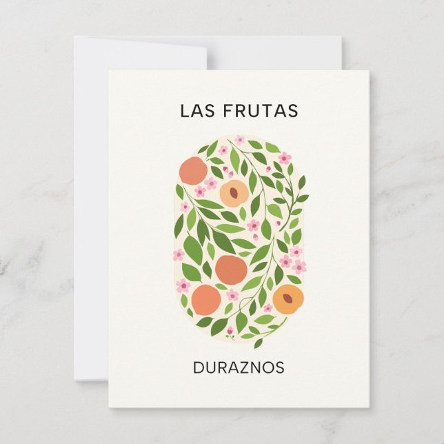 Carte de note plate (Devant)