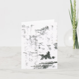 Carte de note pliée 4 pouces x 5,6 pouces - "Laber