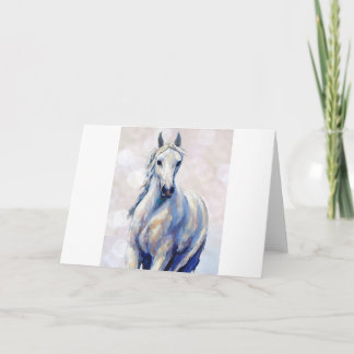 Carte de note pliée Arabian Horse