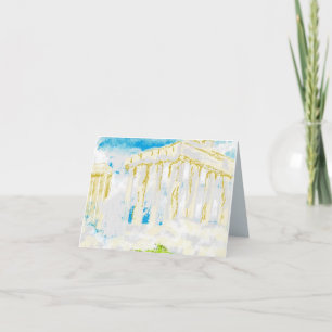 Carte de note pliée : Jour de brume