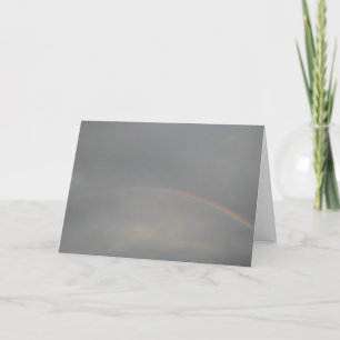 Carte de note pliée Rainbow
