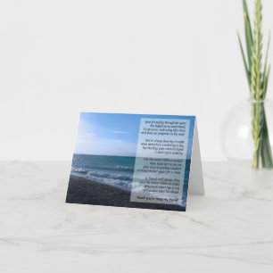 Carte de note Poem ami le plus cher