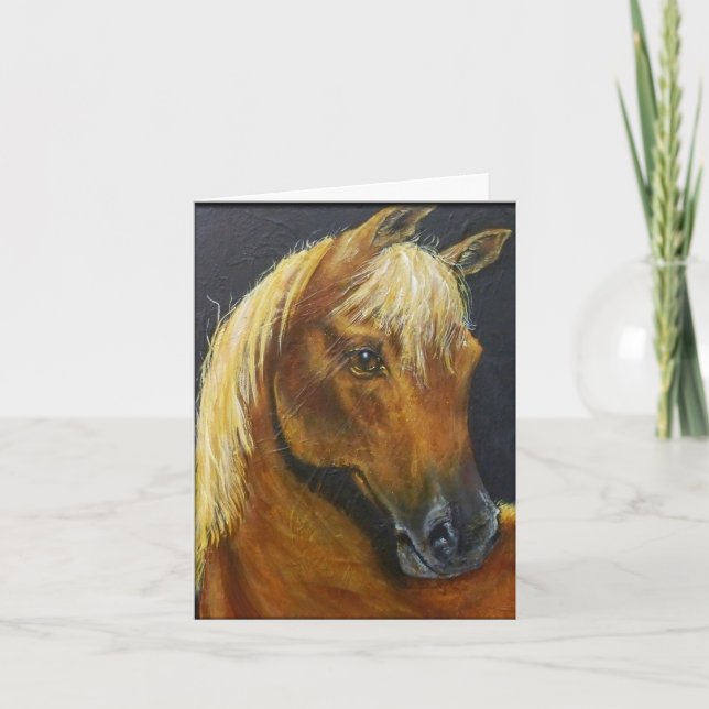 Carte de note pour chevaux (Devant)