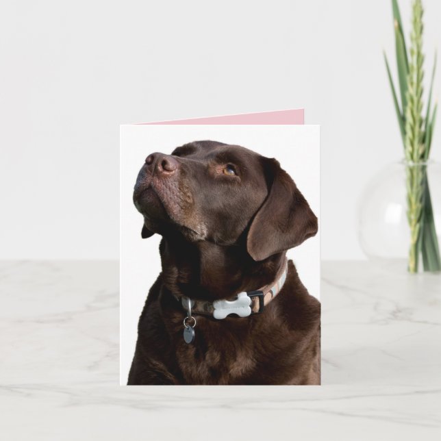 Carte de note pour chien de chien de marionnette d (Devant)