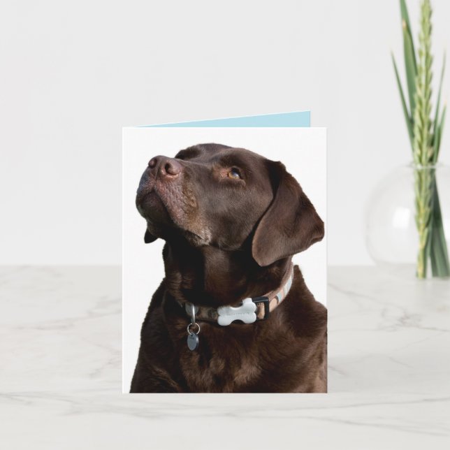 Carte de note pour chien de chien de marionnette d (Devant)