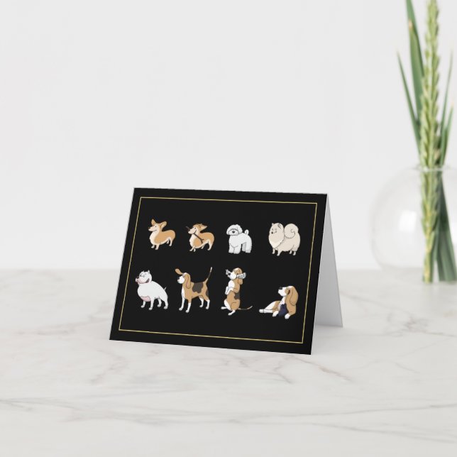Carte de note pour chiens de petite taille (Devant)
