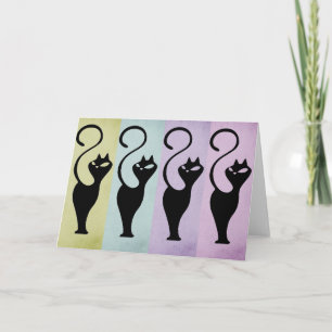 Carte de note pour les chats Whiskers