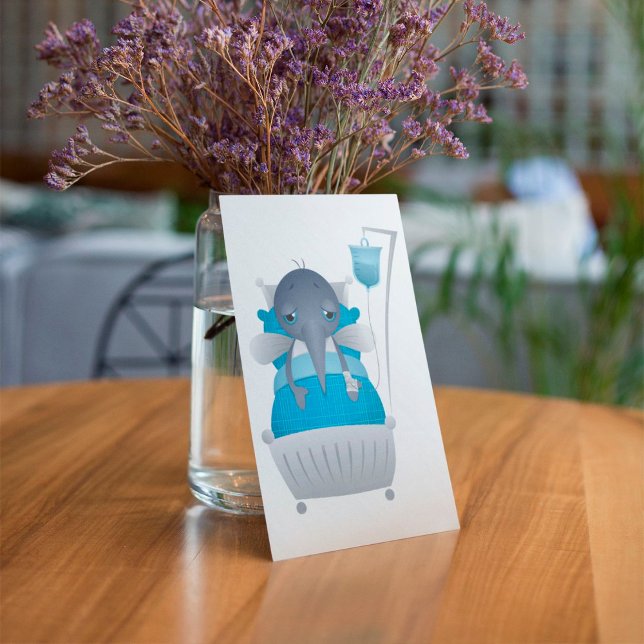 Carte de note pour moustiques malades (Créateur téléchargé)